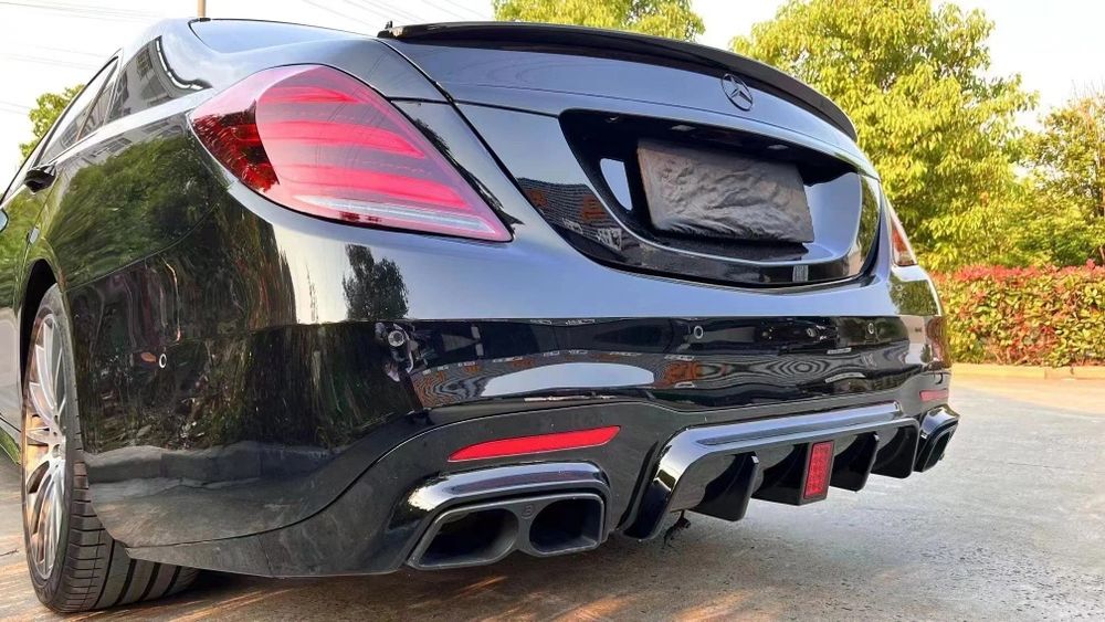 Brabus пакет W222  лип спойлер Въздуховоди дифузьор с накрайници