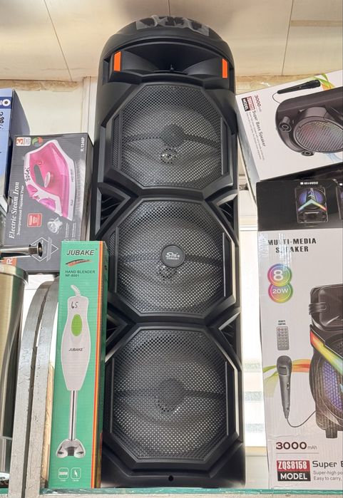 Boxa portabila ZQS-8301 USB, 120W, 100 CM, Bluetooth, RGB,