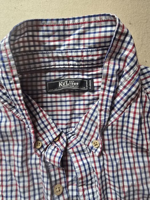 Мъжка риза с къс ръкав