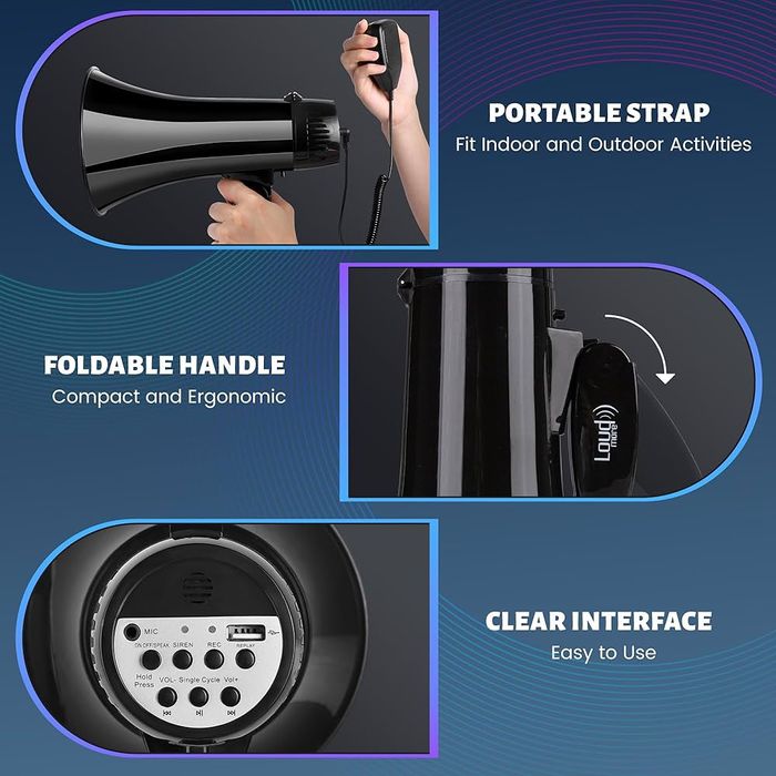 Мегафон Рупор 50 ватт. Доставка хизмати.