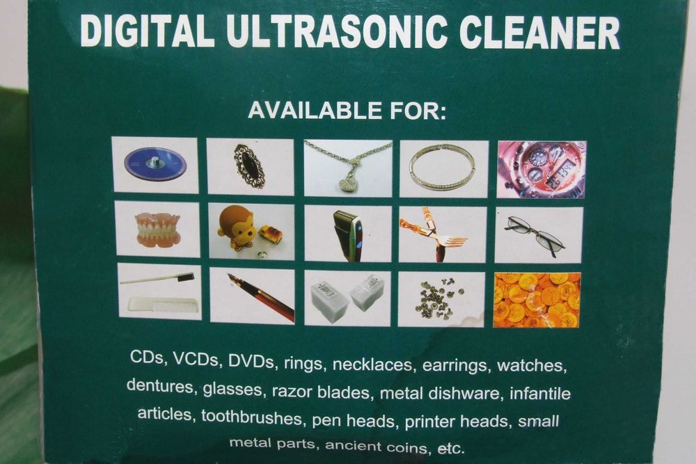Aparat PRO's Kit: curata cu ultrasunete bijuterii, CDuri, ceasuri, proteze dentare, mecanisme si obiecte mici, etc NOU