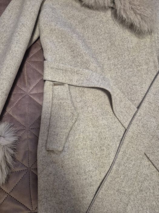 Елегантно дълго палто(Кашмир и вълна)