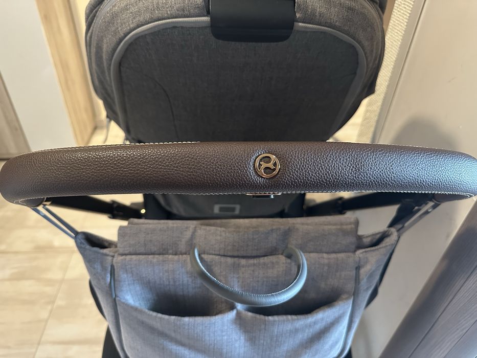 Cybex Priam 4 Rose Gold+ Manhatan grey + чанта, стойка за чаша, чадър