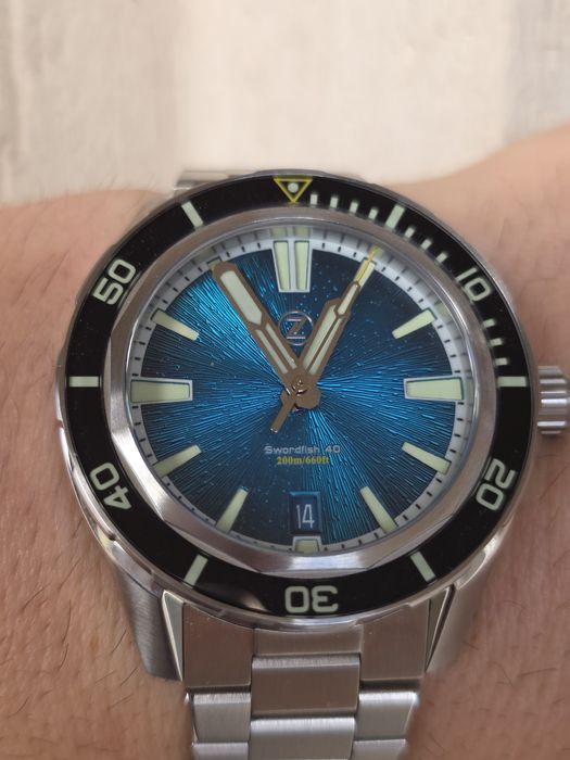 Zelos Swordfish 40mm Teal
