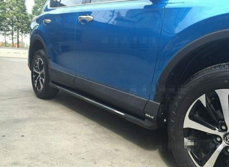 Пороги RAV4 , подножки Рав , ступеньки РАФ.