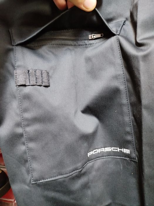 Оригинален еластичен карго панталон Hugo Boss W33 нов черен мъжки