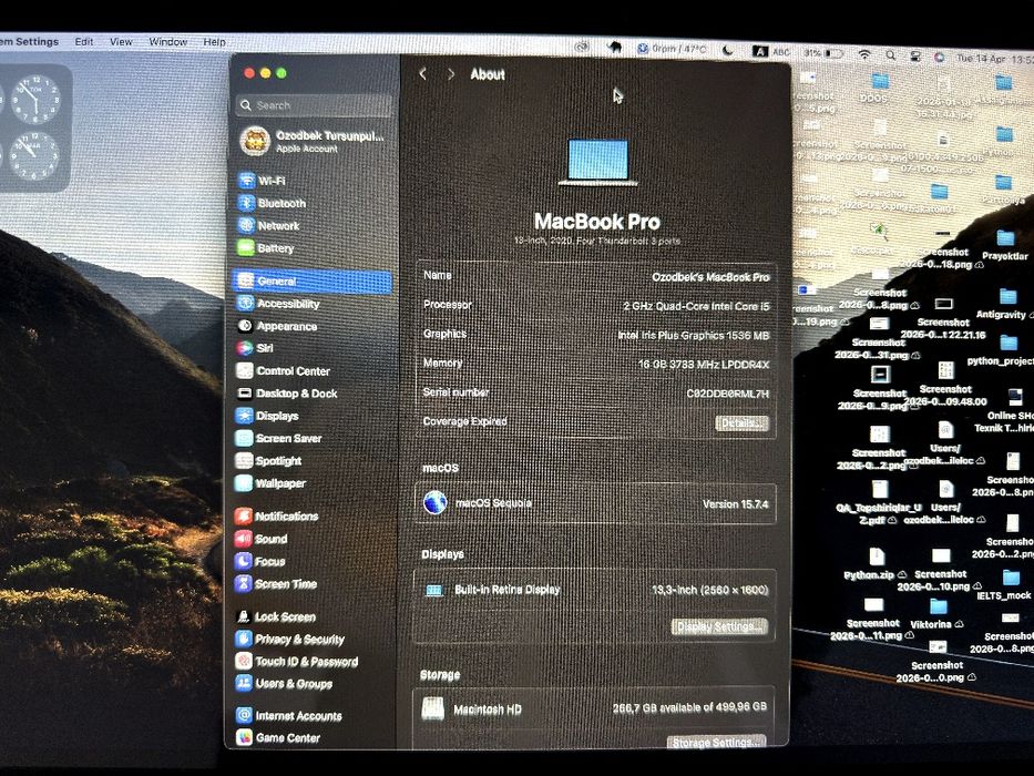 MacBook Pro /16GB/ 512GB SSD/ Kafolati bor !!!