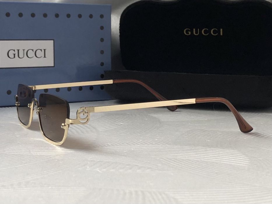 Дамски слънчеви очила правоъгълни 2 цвята черни кафяви