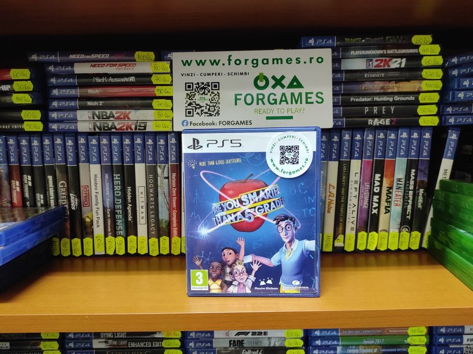 Joc PS5 Are You Smarter Than A 5-th Grader PS5 Forgames.ro