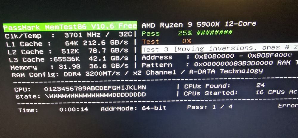 Ram Memorie Adata Kit 16GB DDR4 3200Mhz