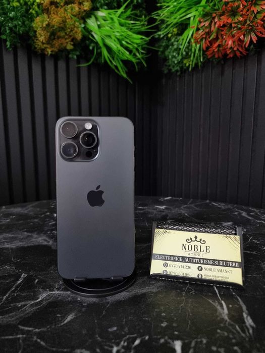 Noble Amanet - iPhone 15 Pro Max, Space Black, 512 GB, Bat:84%