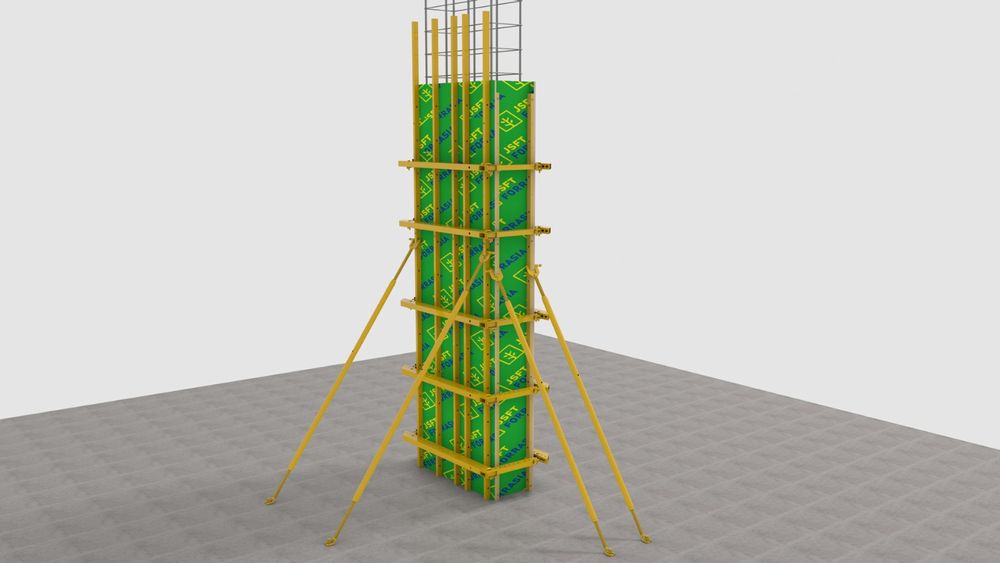 Регулировочный хомут для колонн