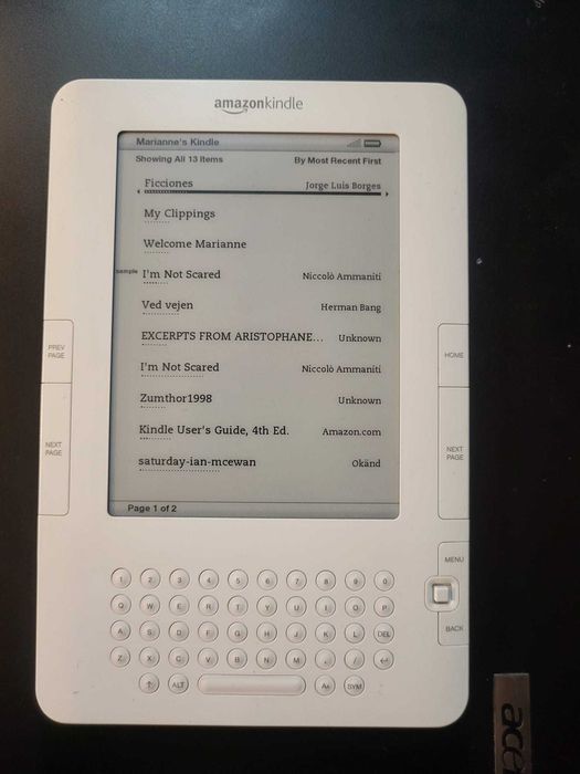 e-reader Amazon Kindle 2nd gen D00701