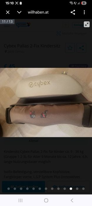 Scaun auto Cybex