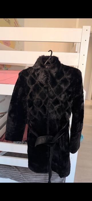 Продам шубу мутон с норкой