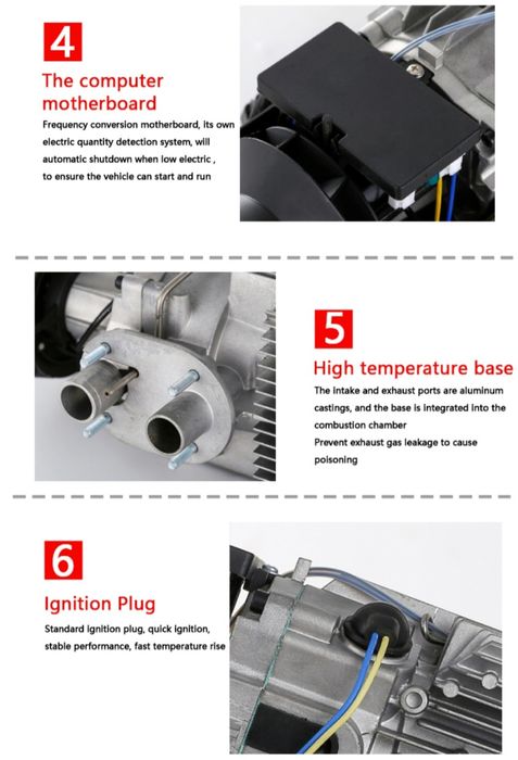 Автономка.Дизельный парковочный обогреватель воздуха.12в/24в.2квт/5квт