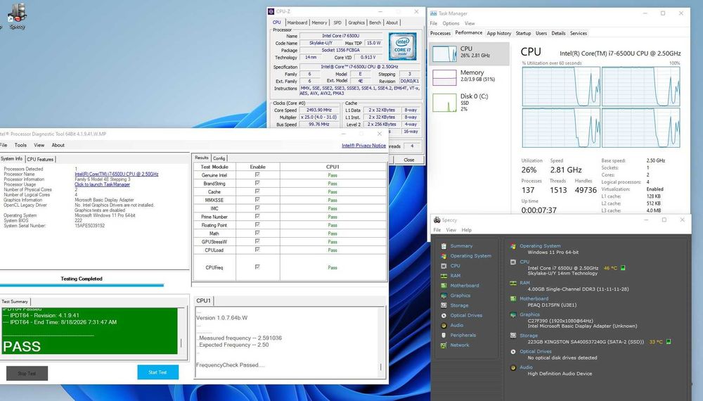 Dezmembrez Medion Peaq P2017 I7 6500U mb ok