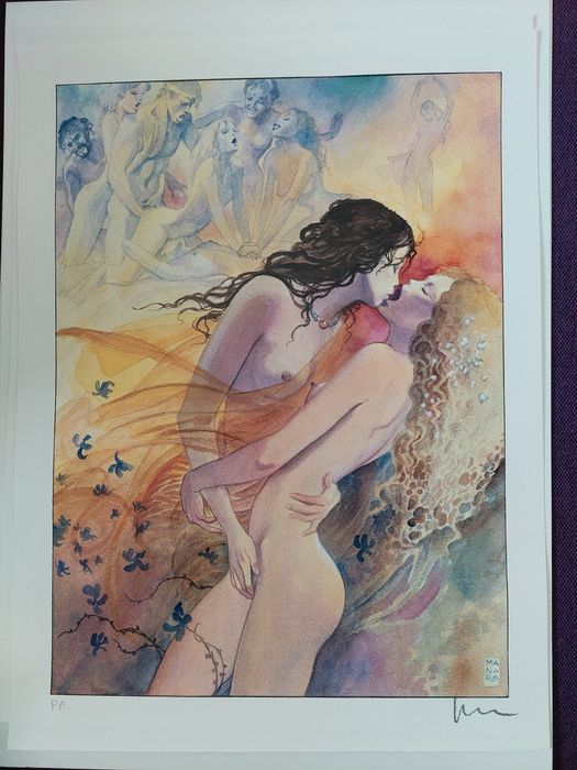 Litografii Milo Manara semnate în original