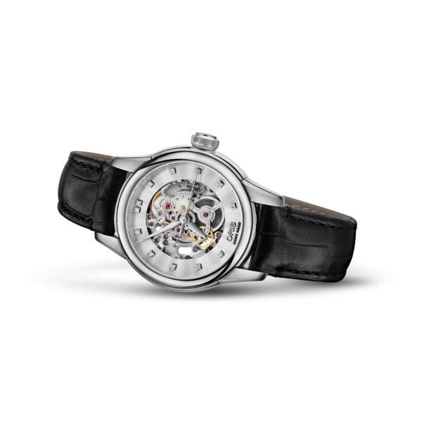 Швейцарские часы Oris Artelier Skeleton Diamonds б/у, оригинал