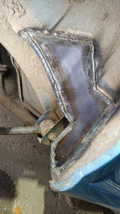 Сварка авто. Глушитель