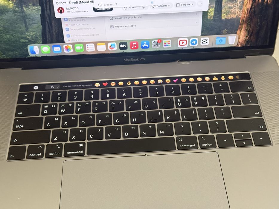 Macbook pro sotiladi 16/512 15-inch 2018