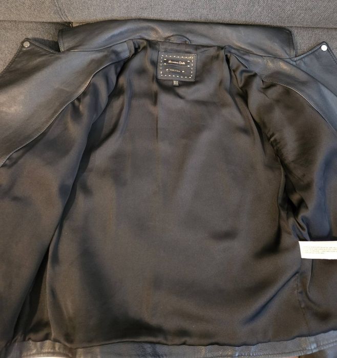 Кожено яке Massimo Dutti