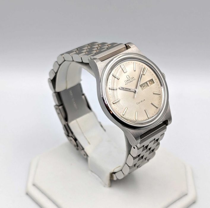 Ceas OMEGA Geneve Day-Date Automatic 36 mm otel cu bratara - 166.0169