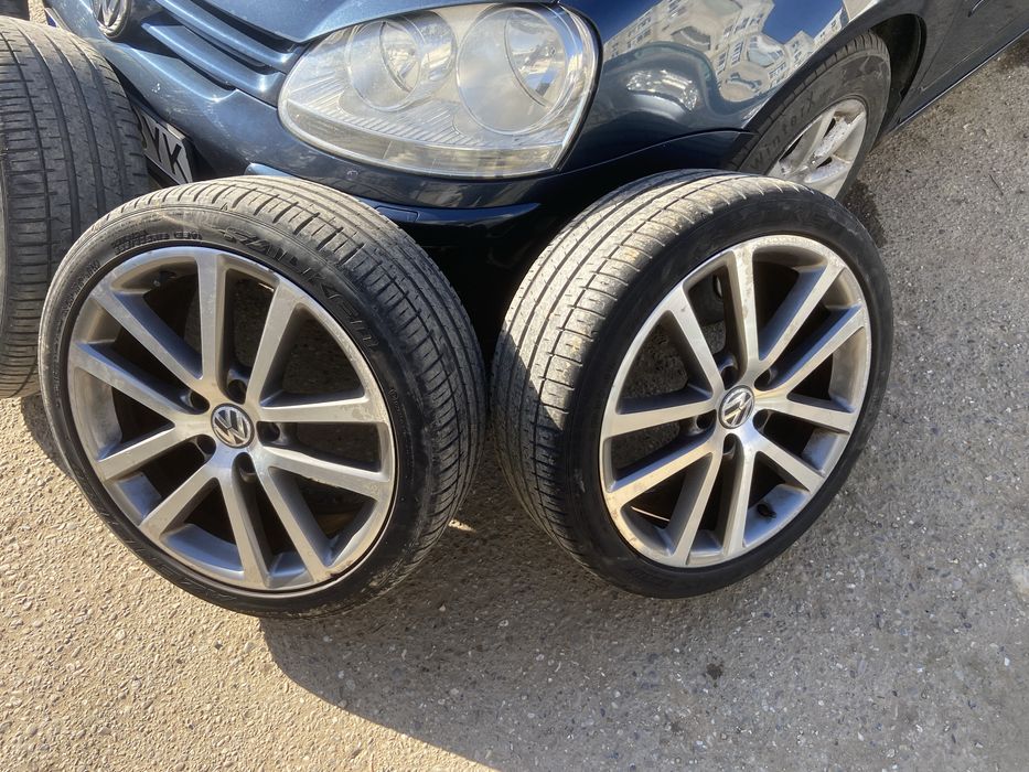 Jante plus cauciucuri pe 18