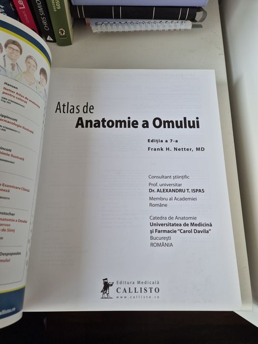 Atlas de Anatomie a Omului Frank Netter Ediția a 7-a