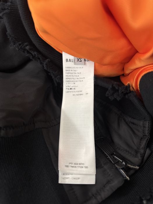 Balenciaga Incognito hooded bomber jacket