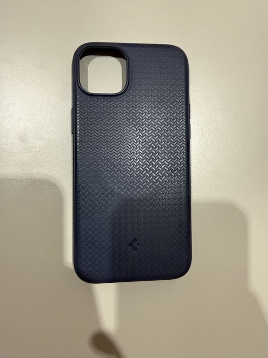 Spigen  Husa iPhone 15 Plus Mag Armor cu MagSafe Blue