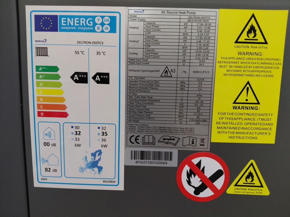 50 kw Issiqlik Nasosi.50 kwТепловое Насос