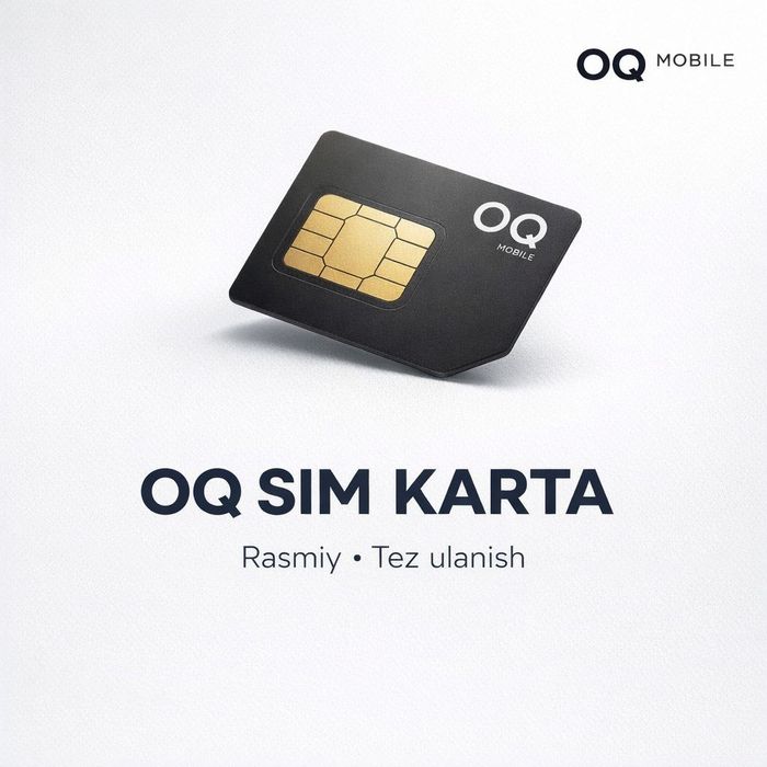 Oq mobile sim karta Qoʻqonda 15ming chegirma