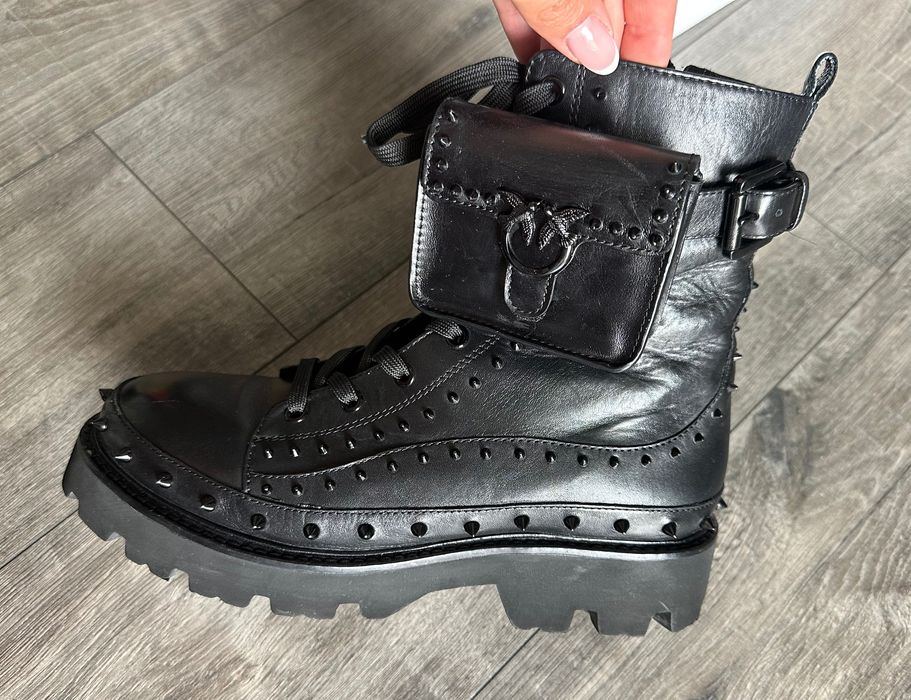 Боти PINKO кожени