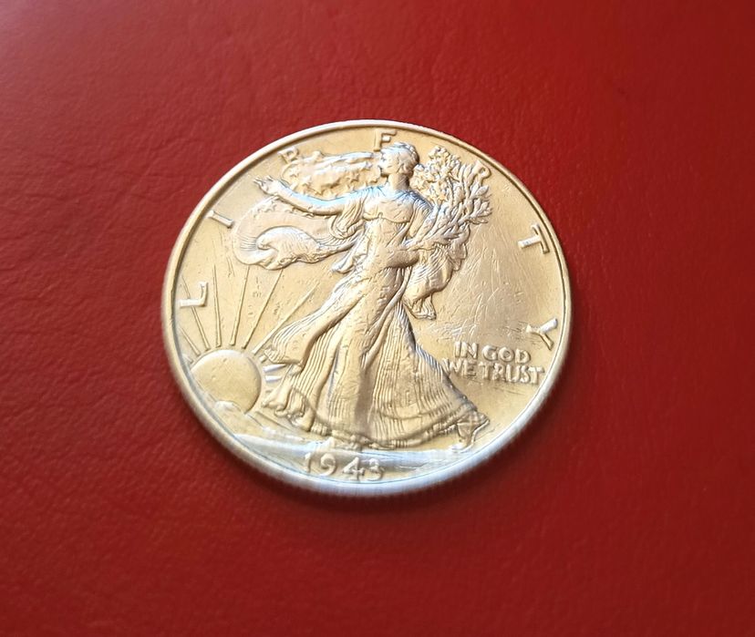 Half Dollar 1943 г.Сребро!