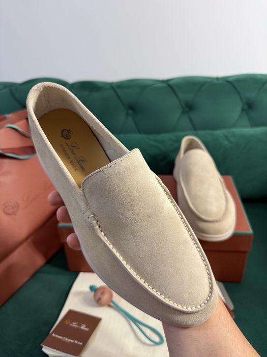 Mocasini Loro Piana piele naturala 100% Full Box colectie noua