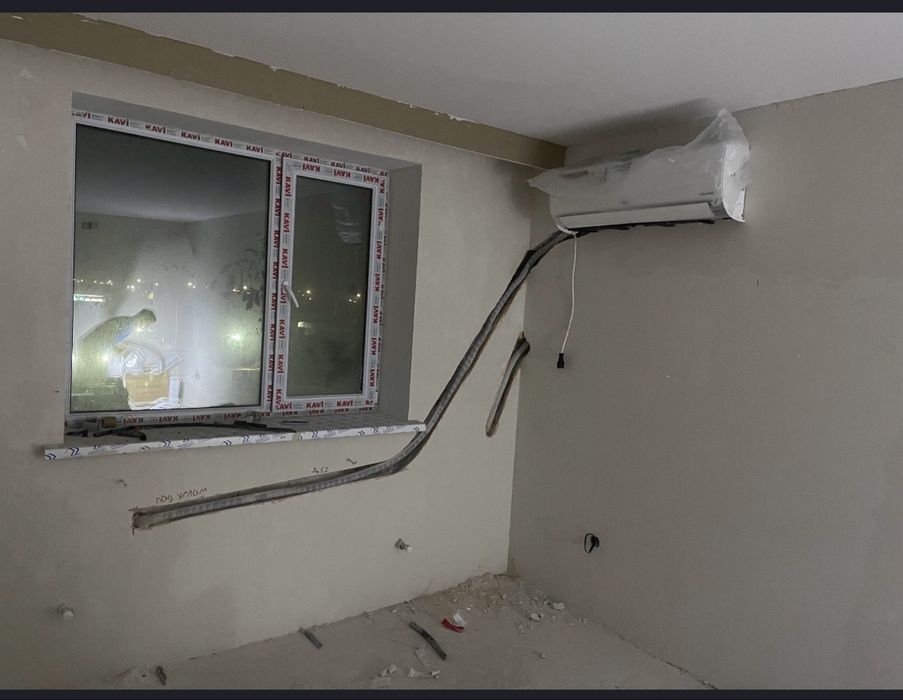 Установка кондиционер есть Kaspi red