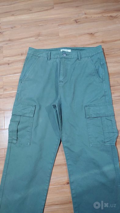 Брюки карго Jack Wills, цвет хаки, размер W32L, 100% плотный хлопок
