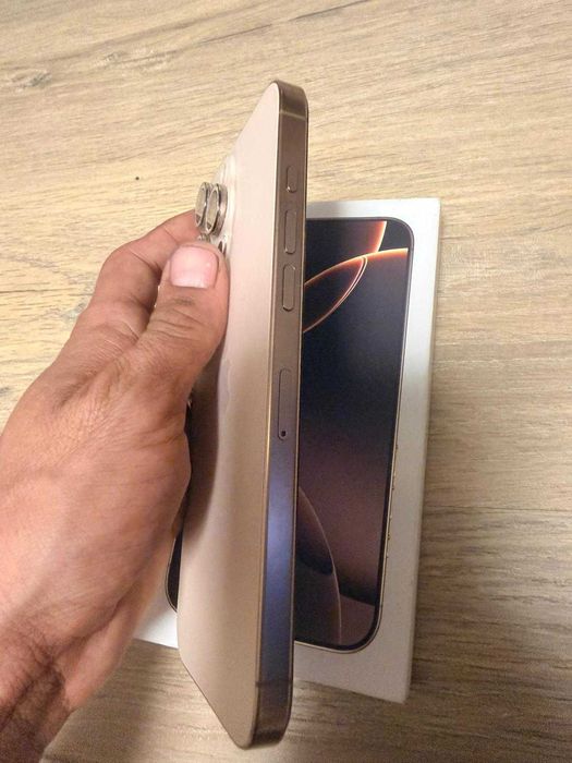 iPhone 16 Pro Max 256GB Desert Titanium – Ca Nou, Cutie, Factură, Baterie 97%