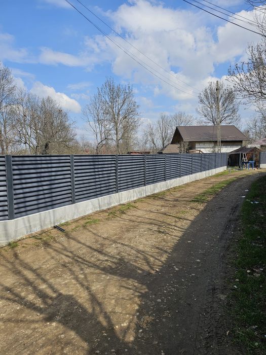Construim garduri stil jaluzele șipcă metalică tablă cutata