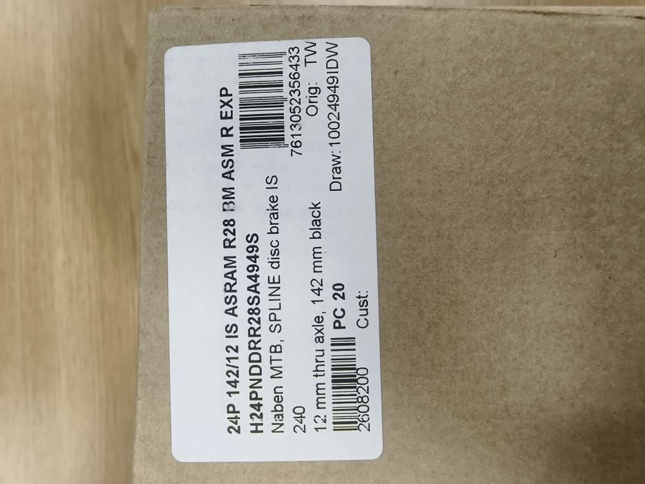 Главини DT SWISS 240 Disc Straight Pull(15x100/110mm/12x142mm) SRAM XD