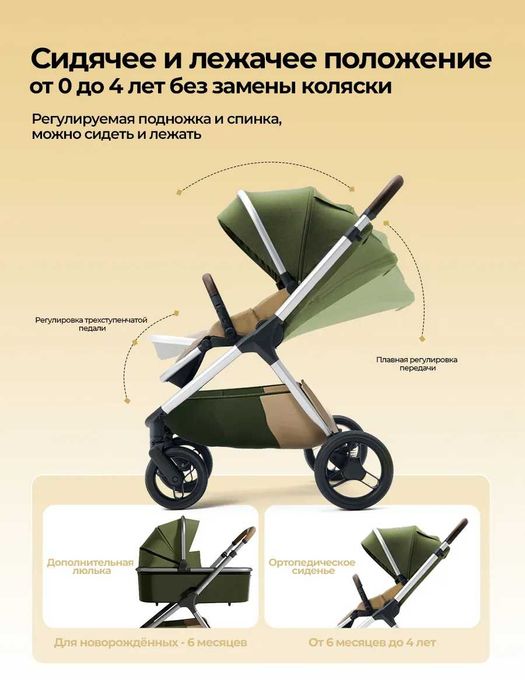 Детская коляска Bask 2 в 1
