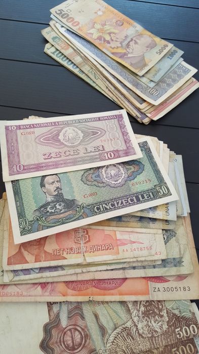 Vand 100 bancnote vechi