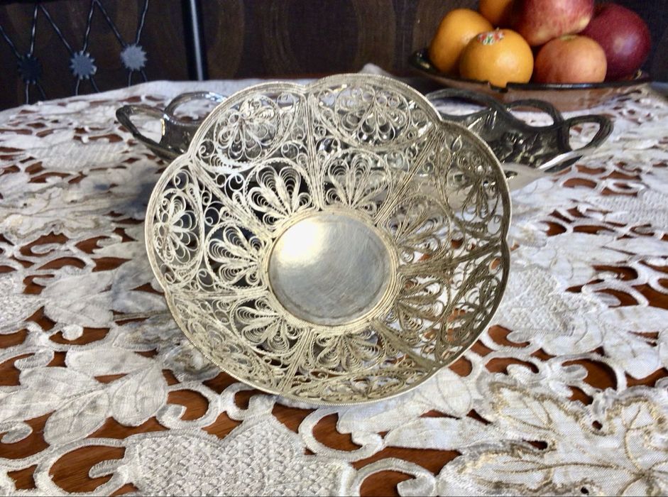 Ваза мельхиоровая