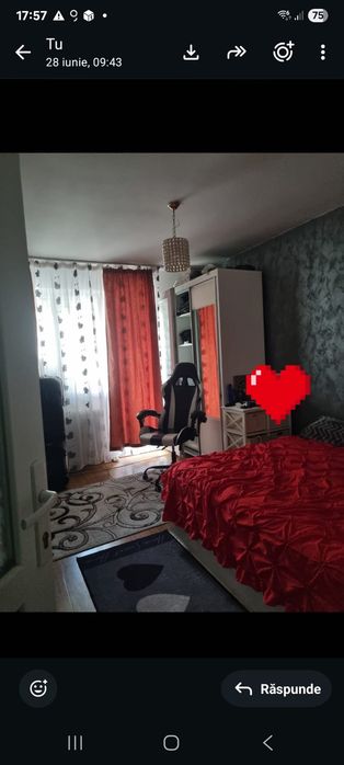 Apartament 3 camere decomandat, etaj 1, zona tineretului