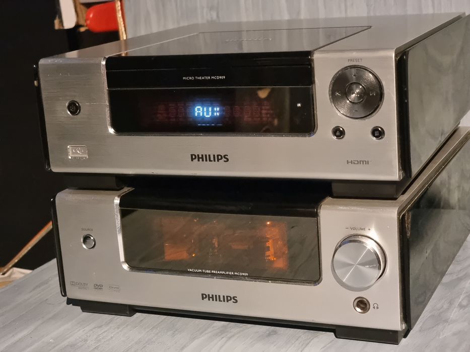 Amplificator sunet audio Philips lampi vid PERFECT FUNCTIONAL