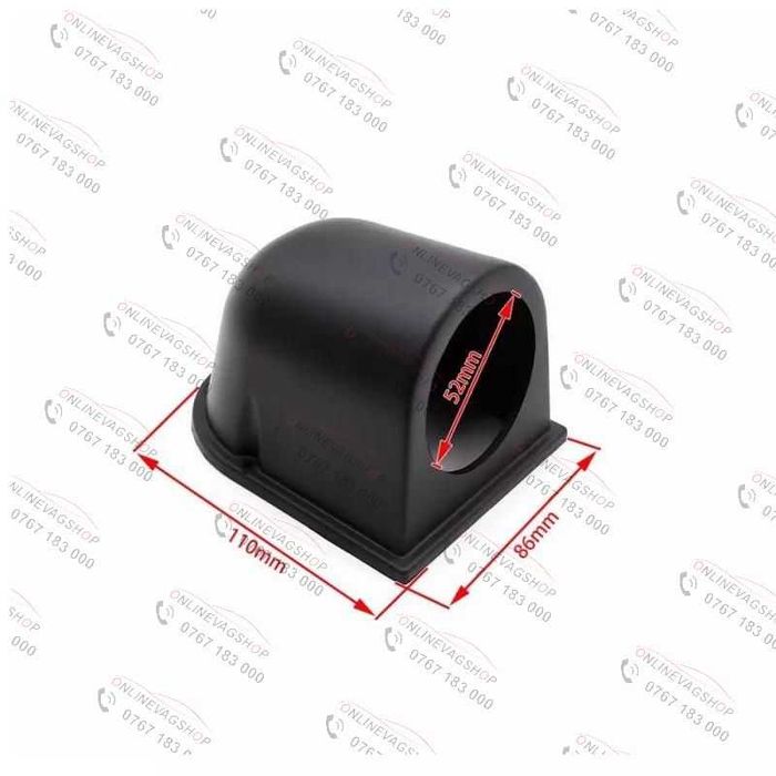 Suport ceasuri indicatoare de 52mm fixare pe stalp si bord