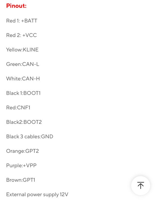 Cablu adaptor pentru Scanmatik2 PRO cu swith