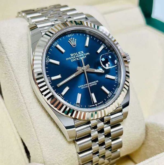 Часовик мъжки Rolex Datejust blue