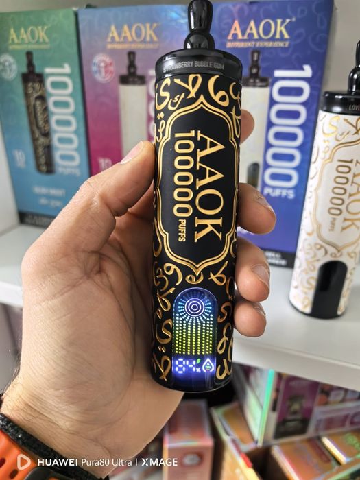 Oferta Vape 100.000 Puffs Narghilea Abur Mult Reincarcabil Sunet